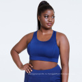 Sport Bra Plus Size Blue High Impact Woman&#39;s Sport Bra Logo Custom 3xl Bust Full Sport Sport Sport Bra для тренировки